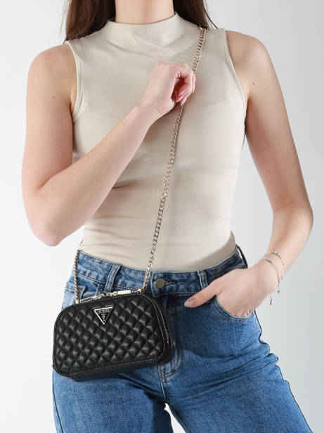 Cross Body Tas Eco Rianee Guess Zwart eco rianee QG954174 ander zicht 1